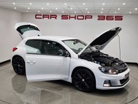 USED 2015 15 VOLKSWAGEN SCIROCCO 2.0 TDI R-LINE BLUEMOTION TECHNOLOGY (184 PS) DSG ( EURO 6 ) S/S 3DR + NAV + HEATED LEATHERS + F/R PARK AID + BLUETOOTH + MEDIA INTERFACE + PRIVACY + BLACK PACK + BODY KIT + 19S 19S+PARK AID+TINTS+LEATHERS+NAV+BTOOTH+MEDIA+CRUISE