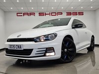 USED 2015 15 VOLKSWAGEN SCIROCCO 2.0 TDI R-LINE BLUEMOTION TECHNOLOGY (184 PS) DSG ( EURO 6 ) S/S 3DR + NAV + HEATED LEATHERS + F/R PARK AID + BLUETOOTH + MEDIA INTERFACE + PRIVACY + BLACK PACK + BODY KIT + 19S 19S+PARK AID+TINTS+LEATHERS+NAV+BTOOTH+MEDIA+CRUISE
