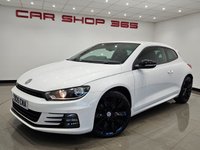 USED 2015 15 VOLKSWAGEN SCIROCCO 2.0 TDI R-LINE BLUEMOTION TECHNOLOGY (184 PS) DSG ( EURO 6 ) S/S 3DR + NAV + HEATED LEATHERS + F/R PARK AID + BLUETOOTH + MEDIA INTERFACE + PRIVACY + BLACK PACK + BODY KIT + 19S 19S+PARK AID+TINTS+LEATHERS+NAV+BTOOTH+MEDIA+CRUISE
