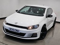 USED 2015 15 VOLKSWAGEN SCIROCCO 2.0 TDI R-LINE BLUEMOTION TECHNOLOGY (184 PS) DSG ( EURO 6 ) S/S 3DR + NAV + HEATED LEATHERS + F/R PARK AID + BLUETOOTH + MEDIA INTERFACE + PRIVACY + BLACK PACK + BODY KIT + 19S 19S+PARK AID+TINTS+LEATHERS+NAV+BTOOTH+MEDIA+CRUISE
