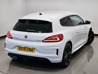 USED 2015 15 VOLKSWAGEN SCIROCCO 2.0 TDI R-LINE BLUEMOTION TECHNOLOGY (184 PS) DSG ( EURO 6 ) S/S 3DR + NAV + HEATED LEATHERS + F/R PARK AID + BLUETOOTH + MEDIA INTERFACE + PRIVACY + BLACK PACK + BODY KIT + 19S 19S+PARK AID+TINTS+LEATHERS+NAV+BTOOTH+MEDIA+CRUISE