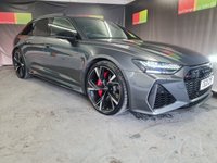 USED 2021 21 AUDI A6 4.0 RS 6 AVANT TFSI QUATTRO CARBON BLACK MHEV 5d AUTO 592 BHP ESTATE