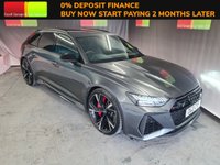 USED 2021 21 AUDI A6 4.0 RS 6 AVANT TFSI QUATTRO CARBON BLACK MHEV 5d AUTO 592 BHP ESTATE