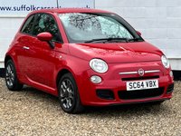USED 2014 64 FIAT 500 1.2 S 3d 69 BHP www.suffolkcarcentre.co.uk - Located at Lowestoft