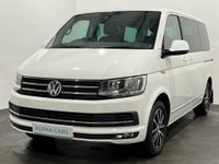 USED 2017 67 VOLKSWAGEN CARAVELLE 2.0 EXECUTIVE TDI BMT 5d 148 BHP Striking Candy White / Contrast Black Privacy glass, Chrome pack,