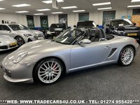 USED 2008 08 PORSCHE BOXSTER 3.4 RS60 SPYDER TIPTRONIC S CONVERTIBLE AUTO UK DELIVERY FLAT FEE &pound;175 (SUBJECT TO DEAL)*OVER 100 IMAGES ON OUR WEBSITE*BESPOKE FINANCE ARRANGED*PART EXCHANGE WELCOME*ALL VEHICLES HPI CLEAR