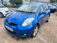 USED 2010 10 TOYOTA YARIS 1.3 TR VVT-I 5d 99 BHP Only &pound;35 Road Tax + A/C & Parking Sensors