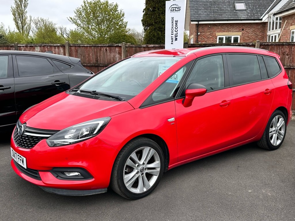 2017 Vauxhall Zafira Tourer SRI Nav £9,980