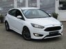 USED 2018 18 FORD FOCUS 1.0 ST-LINE 5d 139 BHP Finished in FROZEN WHITE with Sports Trim. GREAT Looking performance car with all the usual extras including, Sat Nav, 2 keys, Cruise, Keyless Start, Power folding Mirrors, Xenons, Park Sensors, 2 keys, Apple Play and much more. Just Serviced with 12 Months MOT.
