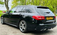 USED 2015 65 MERCEDES-BENZ C-CLASS 2.1 C220 D AMG LINE PREMIUM 5d 170 BHP AUTOMATIC PANORAMIC SUNROOF SATELLITE NAVIGATION HEATED FRONT SEATS WITH MEMORY FUNCTION IMMACULATE CONDITION