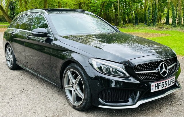 2015 65 Mercedes-Benz C-Class 2.1 C220 D AMG LINE PREMIUM 5d 170 BHP