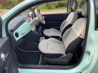 USED 2015 15 FIAT 500 0.9 TWINAIR LOUNGE 3d 85 BHP 2015 FIAT 500 LOUNGE - PAN GLASS ROOF - ALLOY WHEELS - IDEAL 1ST CAR - ZERO ROAD TAX - LOW INSURANCE GROUP - COOL MINT GREEN