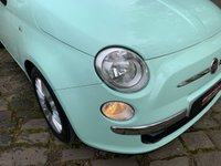 USED 2015 15 FIAT 500 0.9 TWINAIR LOUNGE 3d 85 BHP 2015 FIAT 500 LOUNGE - PAN GLASS ROOF - ALLOY WHEELS - IDEAL 1ST CAR - ZERO ROAD TAX - LOW INSURANCE GROUP - COOL MINT GREEN
