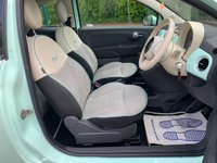 USED 2015 15 FIAT 500 0.9 TWINAIR LOUNGE 3d 85 BHP 2015 FIAT 500 LOUNGE - PAN GLASS ROOF - ALLOY WHEELS - IDEAL 1ST CAR - ZERO ROAD TAX - LOW INSURANCE GROUP - COOL MINT GREEN