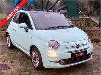 USED 2015 15 FIAT 500 0.9 TWINAIR LOUNGE 3d 85 BHP 2015 FIAT 500 LOUNGE - PAN GLASS ROOF - ALLOY WHEELS - IDEAL 1ST CAR - ZERO ROAD TAX - LOW INSURANCE GROUP - COOL MINT GREEN