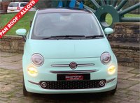 USED 2015 15 FIAT 500 0.9 TWINAIR LOUNGE 3d 85 BHP 2015 FIAT 500 LOUNGE - PAN GLASS ROOF - ALLOY WHEELS - IDEAL 1ST CAR - ZERO ROAD TAX - LOW INSURANCE GROUP - COOL MINT GREEN