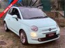 USED 2015 15 FIAT 500 0.9 TWINAIR LOUNGE 3d 85 BHP 2015 FIAT 500 LOUNGE - PAN GLASS ROOF - ALLOY WHEELS - IDEAL 1ST CAR - ZERO ROAD TAX - LOW INSURANCE GROUP - COOL MINT GREEN