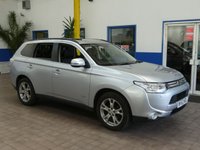 USED 2013 63 MITSUBISHI OUTLANDER 2.3 DI-D GX 4 5d 147 BHP 7 Seats. Leather. Sat Nav. Reversing Camera, Heated Seats, Electric Sunroof, Electric folding mirrors, Bluetooth Audio,