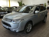 USED 2013 63 MITSUBISHI OUTLANDER 2.3 DI-D GX 4 5d 147 BHP 7 Seats. Leather. Sat Nav. Reversing Camera, Heated Seats, Electric Sunroof, Electric folding mirrors, Bluetooth Audio,