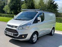 USED 2016 05 FORD TRANSIT CUSTOM 2.2 270 LIMITED LR P/V 124 BHP ** NO VAT **  LOW MILES