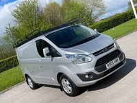 USED 2016 05 FORD TRANSIT CUSTOM 2.2 270 LIMITED LR P/V 124 BHP ** NO VAT **  LOW MILES