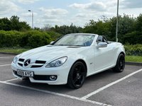 USED 2009 59 MERCEDES-BENZ SLK 1.8 SLK200 KOMPRESSOR 2d 184 BHP FULL WHITE LEATHER INTERIOR