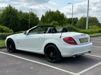 USED 2009 59 MERCEDES-BENZ SLK 1.8 SLK200 KOMPRESSOR 2d 184 BHP FULL WHITE LEATHER INTERIOR