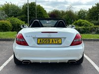 USED 2009 59 MERCEDES-BENZ SLK 1.8 SLK200 KOMPRESSOR 2d 184 BHP FULL WHITE LEATHER INTERIOR