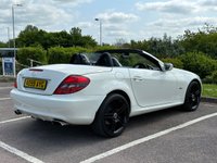 USED 2009 59 MERCEDES-BENZ SLK 1.8 SLK200 KOMPRESSOR 2d 184 BHP FULL WHITE LEATHER INTERIOR