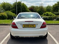 USED 2009 59 MERCEDES-BENZ SLK 1.8 SLK200 KOMPRESSOR 2d 184 BHP FULL WHITE LEATHER INTERIOR
