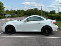 USED 2009 59 MERCEDES-BENZ SLK 1.8 SLK200 KOMPRESSOR 2d 184 BHP FULL WHITE LEATHER INTERIOR