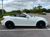 USED 2009 59 MERCEDES-BENZ SLK 1.8 SLK200 KOMPRESSOR 2d 184 BHP FULL WHITE LEATHER INTERIOR