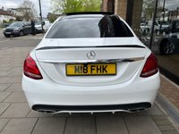 USED 2016 16 MERCEDES-BENZ C-CLASS 2.0 C200 AMG LINE PREMIUM PLUS 4d 184 BHP HEAD UP DIS' | PANORAMIC | 360 CAM