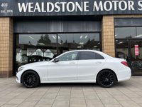 USED 2016 16 MERCEDES-BENZ C-CLASS 2.0 C200 AMG LINE PREMIUM PLUS 4d 184 BHP HEAD UP DIS' | PANORAMIC | 360 CAM