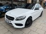 USED 2016 16 MERCEDES-BENZ C-CLASS 2.0 C200 AMG LINE PREMIUM PLUS 4d 184 BHP HEAD UP DIS' | PANORAMIC | 360 CAM