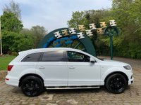 USED 2013 13 AUDI Q7 3.0 TDI QUATTRO S LINE PLUS 5d 245 BHP HUGE SPEC - LIMITED EDITION - QUATTRO 4X4 - AUTOMATIC PADDLE SHIFT - FACTORY 7 SEATER - 3.0 TDi  - FULL S/LINE EMBOSSED LEATHER - 21 INCH ALLOYS - NAVIGATION