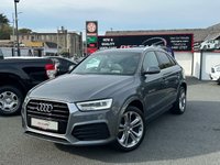 USED 2016 AUDI Q3 2.0 TDI QUATTRO S LINE PLUS 5d 182 BHP FULL BLACK LEATHER INTERIOR