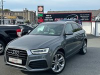 USED 2016 AUDI Q3 2.0 TDI QUATTRO S LINE PLUS 5d 182 BHP FULL BLACK LEATHER INTERIOR