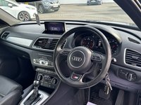 USED 2016 AUDI Q3 2.0 TDI QUATTRO S LINE PLUS 5d 182 BHP FULL BLACK LEATHER INTERIOR