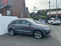 USED 2016 AUDI Q3 2.0 TDI QUATTRO S LINE PLUS 5d 182 BHP FULL BLACK LEATHER INTERIOR