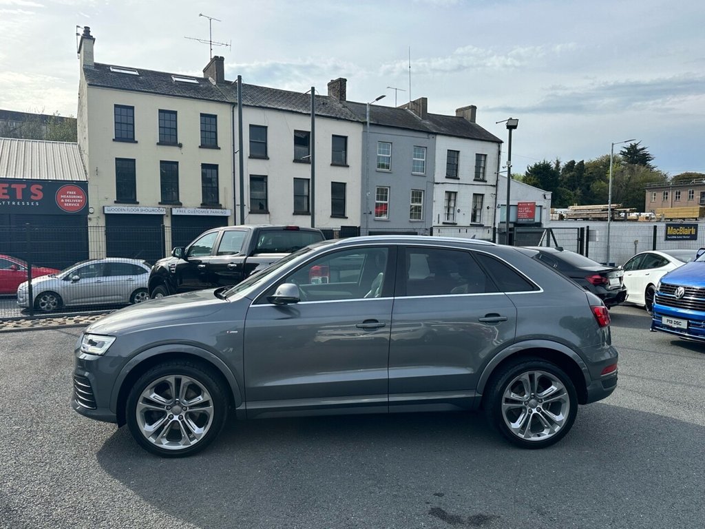 USED 2016 AUDI Q3 2.0 TDI QUATTRO S LINE PLUS 5d 182 BHP FULL BLACK LEATHER INTERIOR