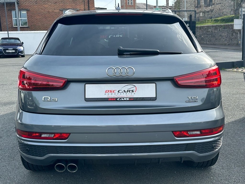 USED 2016 AUDI Q3 2.0 TDI QUATTRO S LINE PLUS 5d 182 BHP FULL BLACK LEATHER INTERIOR