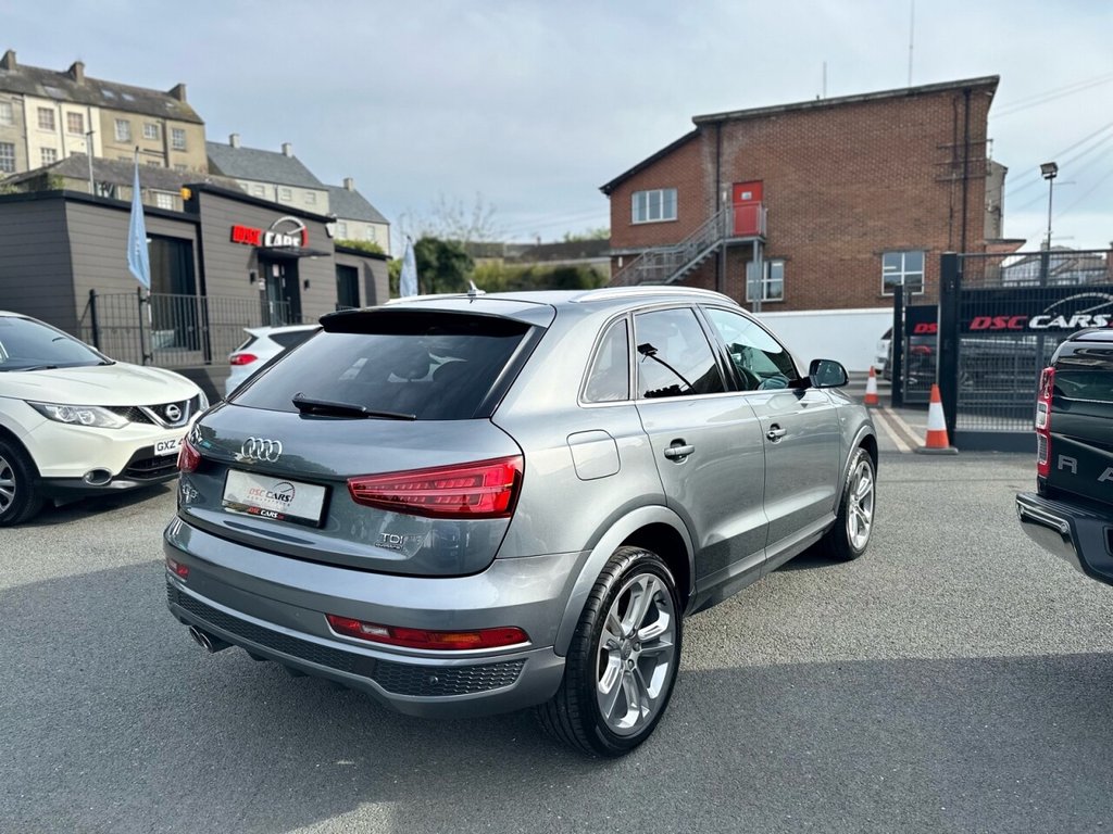 USED 2016 AUDI Q3 2.0 TDI QUATTRO S LINE PLUS 5d 182 BHP FULL BLACK LEATHER INTERIOR