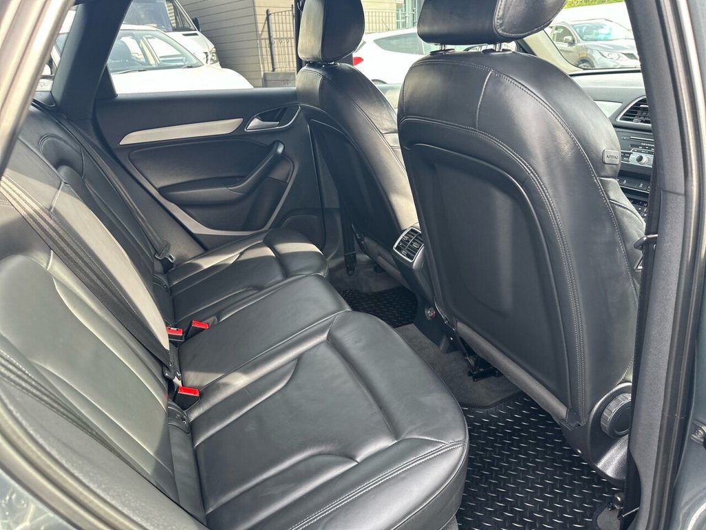 USED 2016 AUDI Q3 2.0 TDI QUATTRO S LINE PLUS 5d 182 BHP FULL BLACK LEATHER INTERIOR