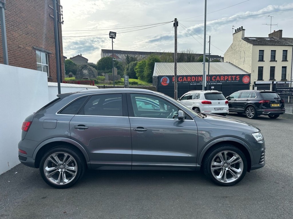 USED 2016 AUDI Q3 2.0 TDI QUATTRO S LINE PLUS 5d 182 BHP FULL BLACK LEATHER INTERIOR