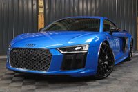USED 2016 16 AUDI R8 5.2 V10 PLUS QUATTRO 2d 602 BHP FULL AUDI HISTORY, CARBON EXTERIOR PACK, COMFORT & SOUND PACK, B&O STEREO, REAR CAMERA, OVER &pound;30K OF OPTIONS
