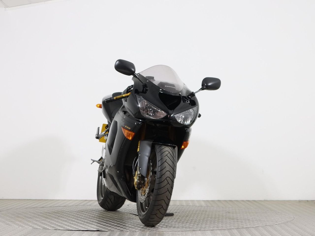 BLACK① Kawasaki ZX6R ZX636C6F Black 2006 - YouTube
