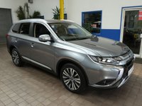 USED 2020 20 MITSUBISHI OUTLANDER 2.0 EXCEED 5d 148 BHP 7 SEATS SAT NAV LEATHER CAMERA 1 OWNER MITSUBISHI WARRANTY TILL JULY 2025