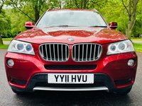 USED 2011 11 BMW X3 3.0 XDRIVE30D SE 5d 255 BHP AUTOMATIC LEATHER INTERIOR SATELLITE NAVIGATION REAR PARKING CAMERA FULL SERVICE HISTORY
