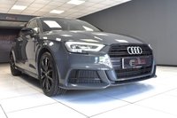 USED 2019 69 AUDI A3 2.0 TDI SPORTBACK S LINE BLACK EDITION  **&pound;349 A MONTH WITH &pound;2495 DEPOSIT**